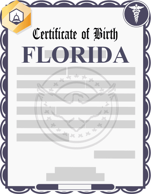 Florida birth certificate