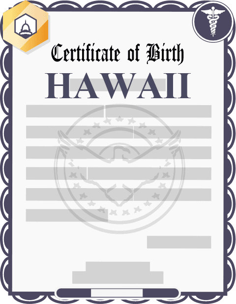 Hawaii birth certificate