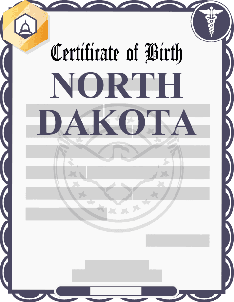 North Dakota birth certificate