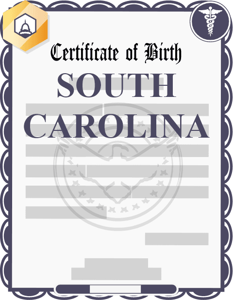 South Carolina birth certificate