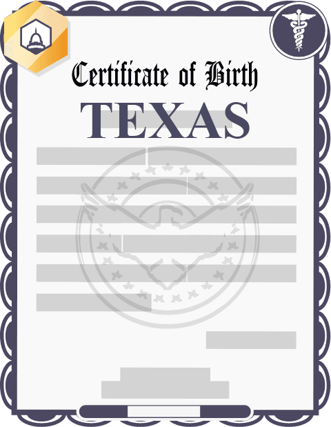 Texas birth certificate