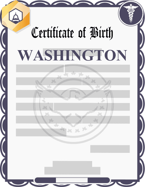 Washington birth certificate