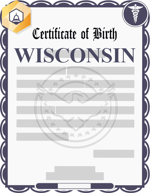 Wisconsin birth certificate