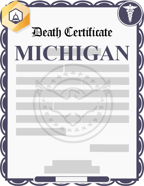 Michigan death certificate