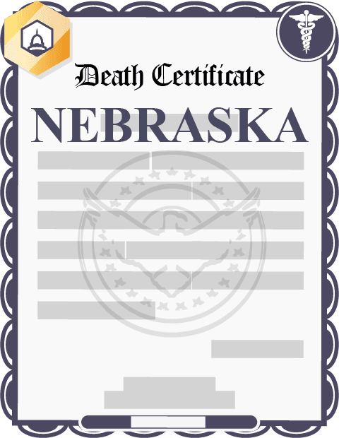 Nebraska death certificate