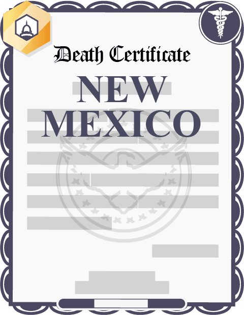 New Mexico death certificate
