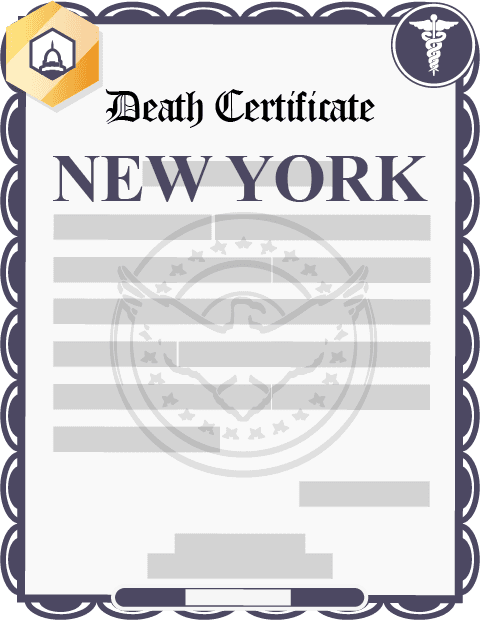 New York death certificate