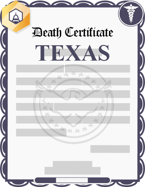 Texas death certificate