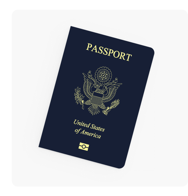 Ícono de pasaporte de EE. UU.