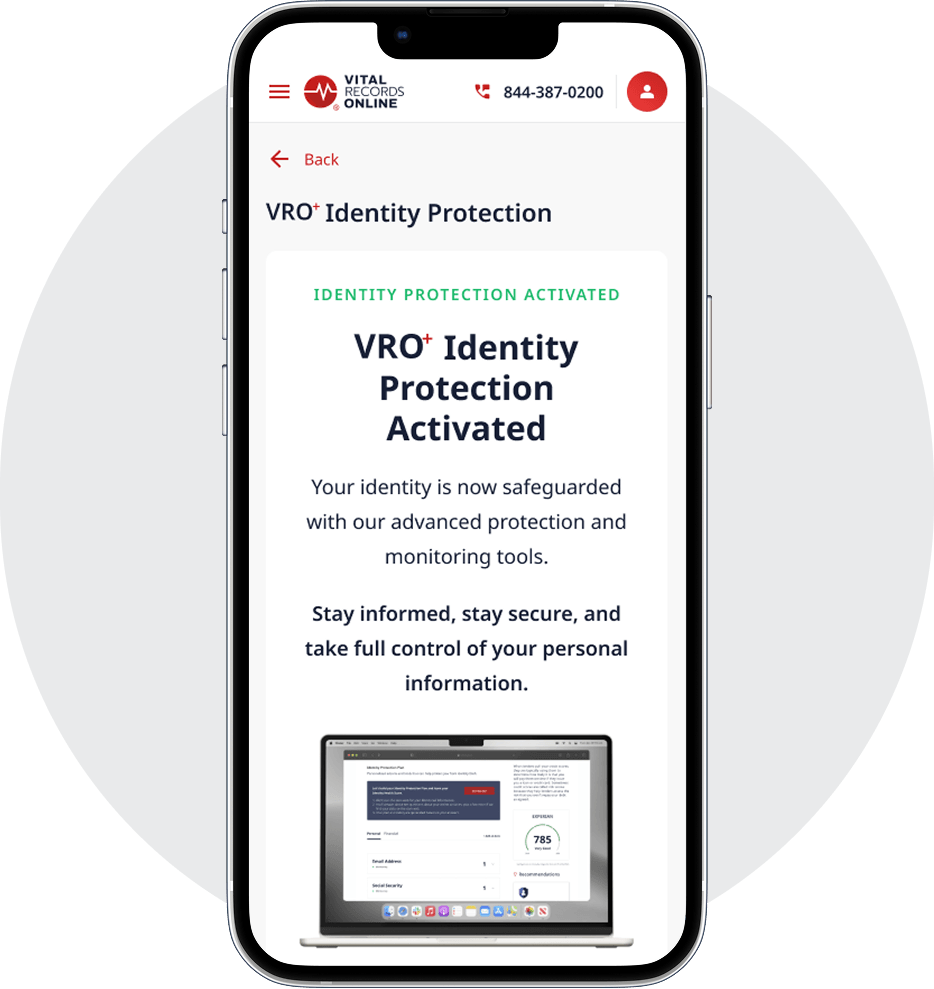 Vital Records Online illustration