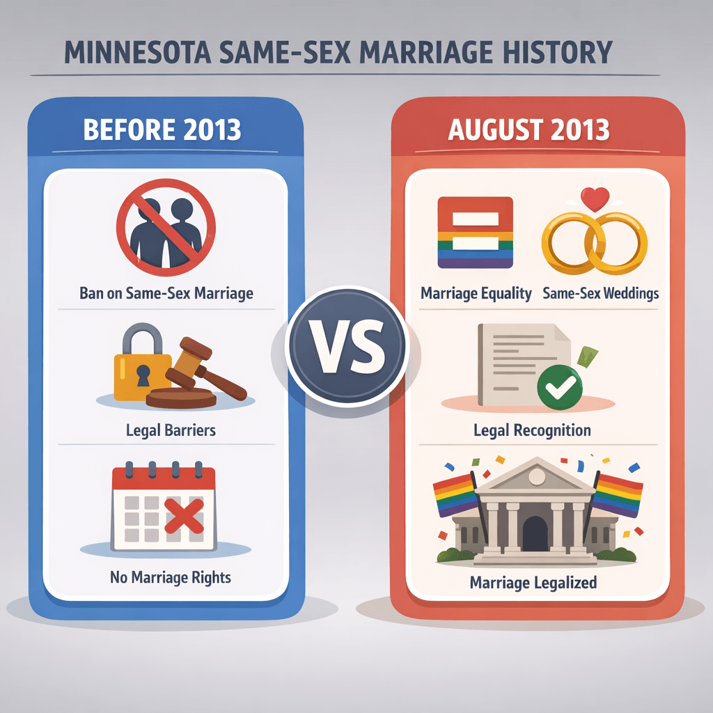 Minnesota marriage certificate: samesex history