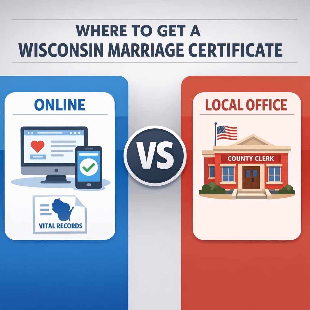 Wisconsin marriage certificate: where to get records guide