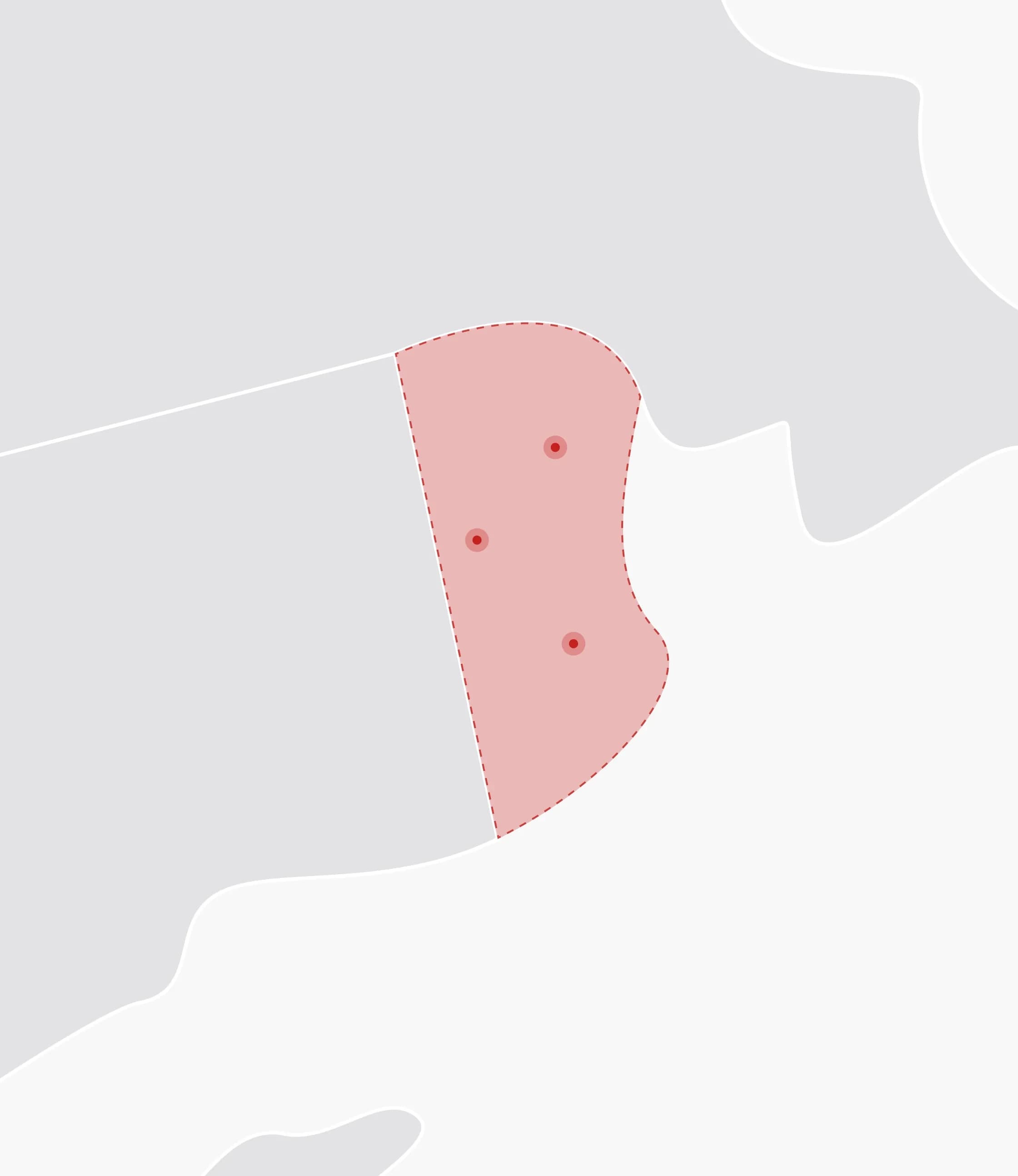 Mapa de Estados Unidos con Rhode Island resaltado