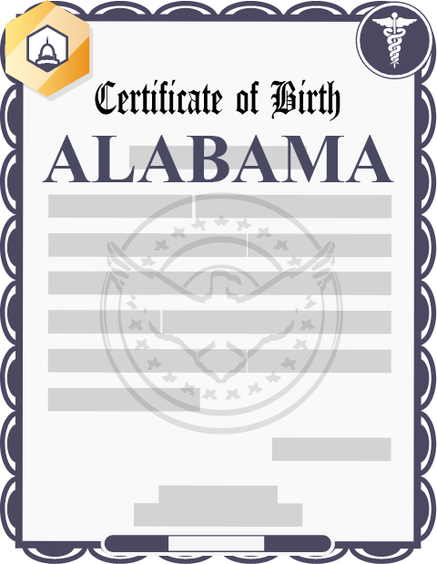Alabama birth certificate