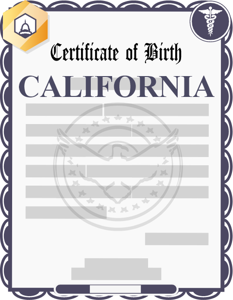 California birth certificate