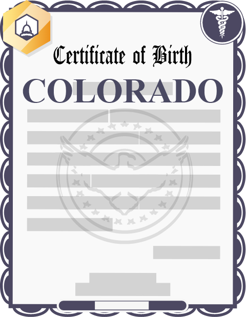 Colorado birth certificate