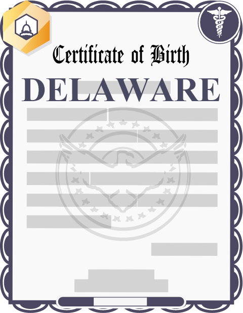 Delaware birth certificate