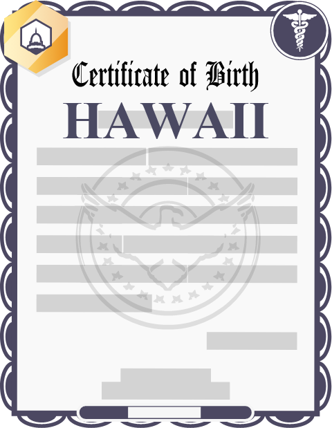 Hawaii birth certificate