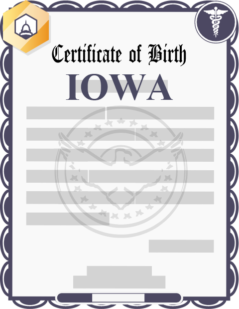 Iowa birth certificate