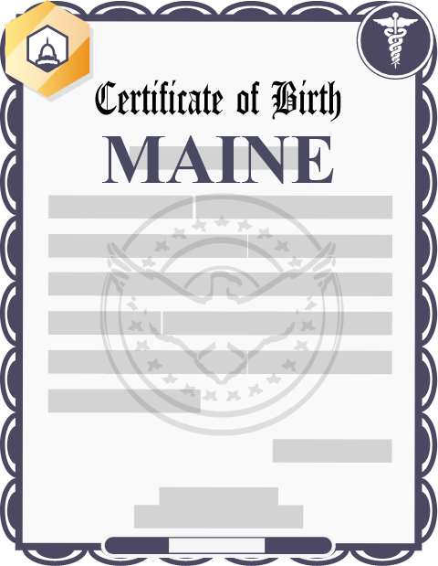 Maine birth certificate