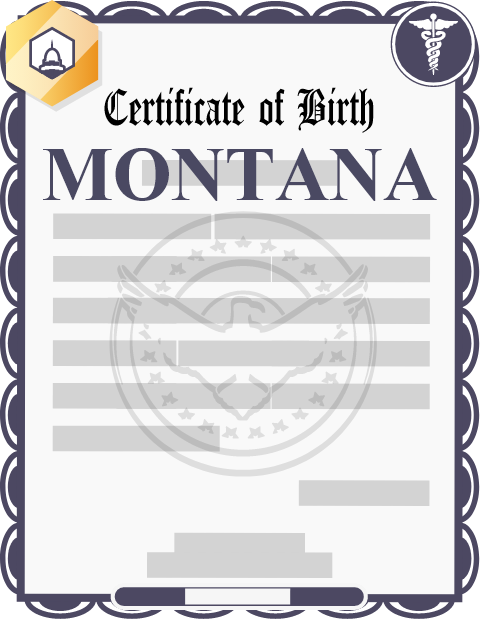 Montana birth certificate