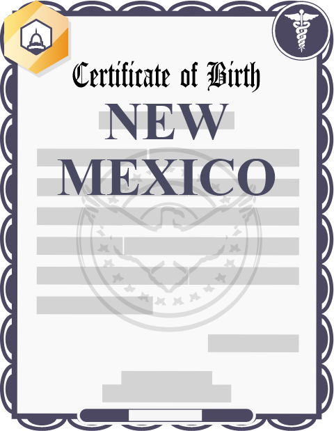 New Mexico birth certificate