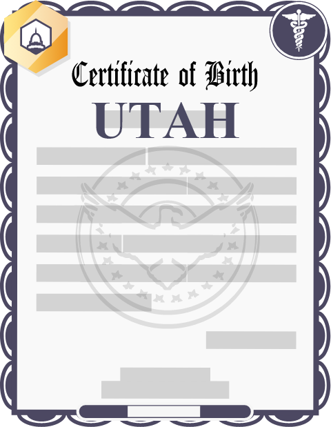 Utah birth certificate