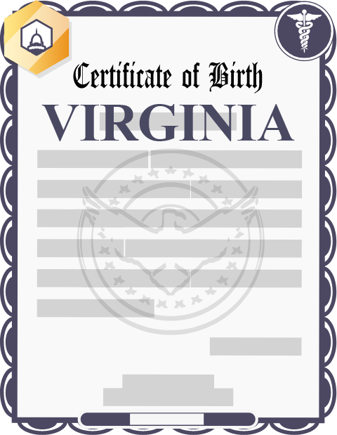 Virginia birth certificate