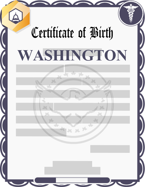 Washington birth certificate