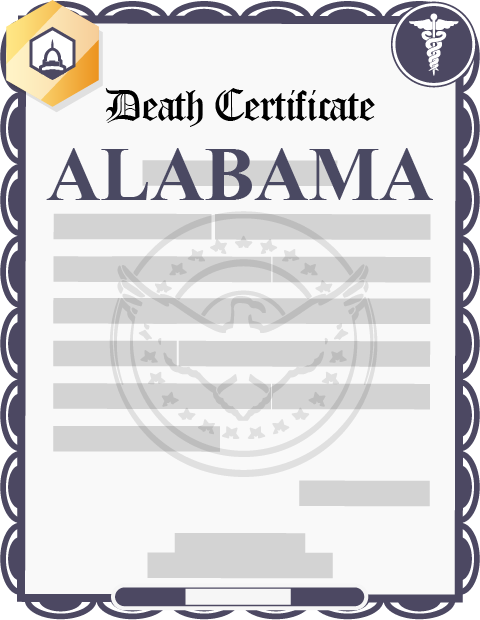 Alabama death certificate