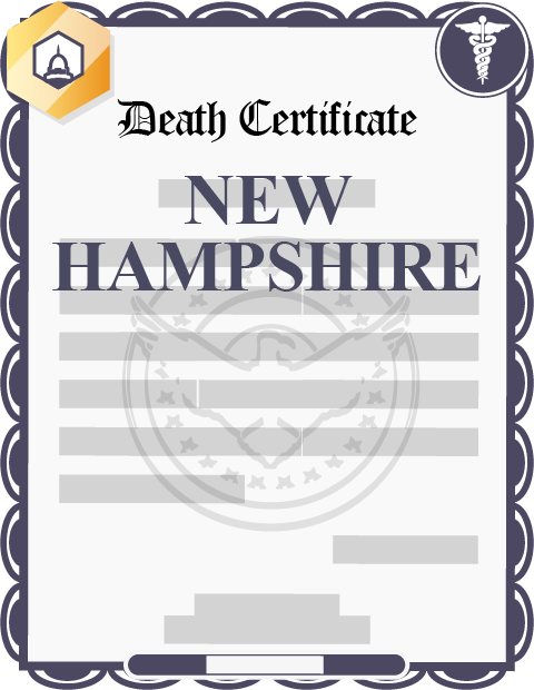 New Hampshire death certificate