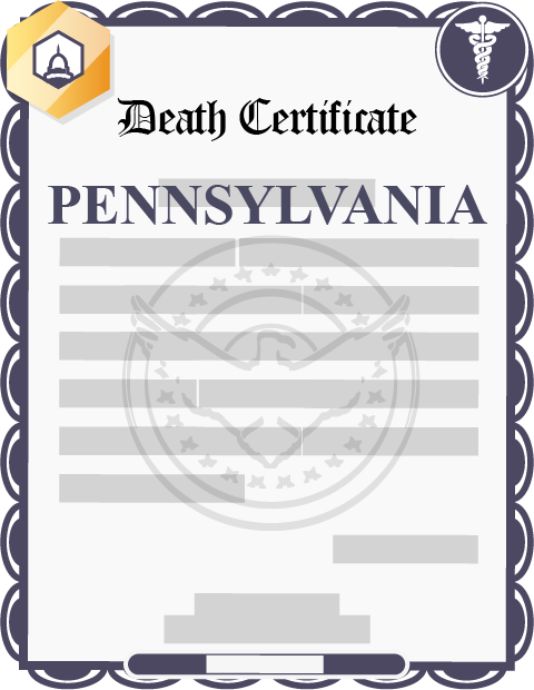 Pennsylvania death certificate