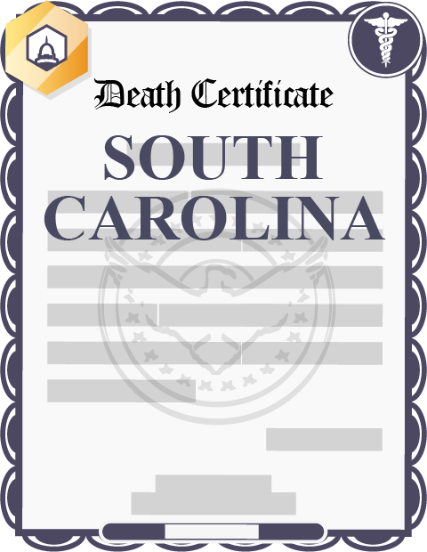 South Carolina death certificate