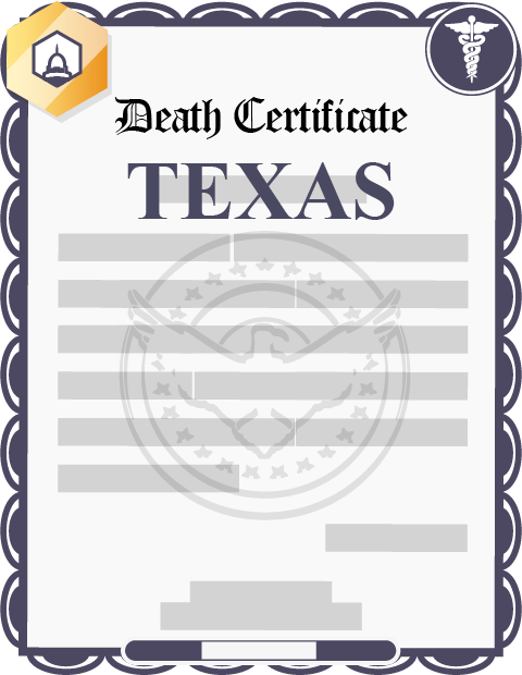 Texas death certificate