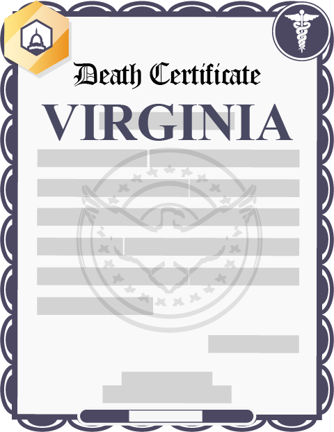 Virginia death certificate