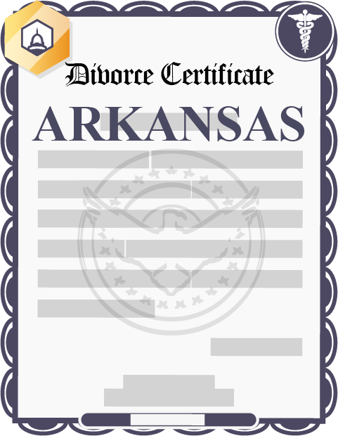 Arkansas divorce certificate