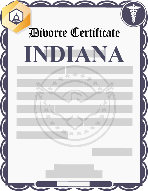 Indiana divorce certificate