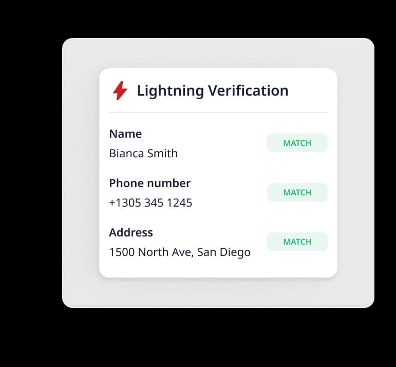 Verificar datos de identidad contra fuentes reguladas confiables