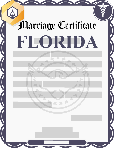 Florida marriage certificate