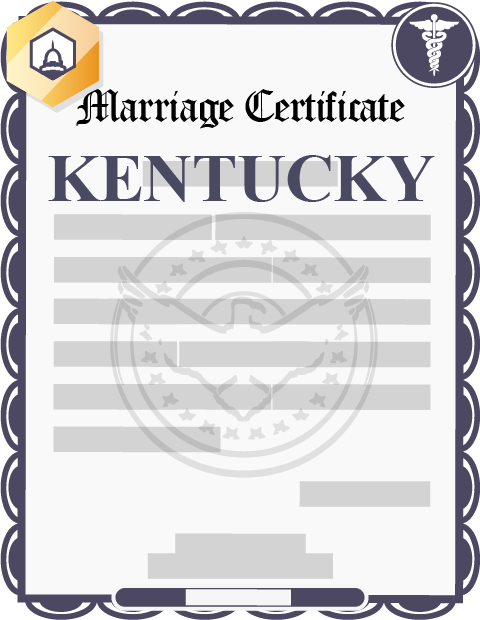Kentucky marriage certificate