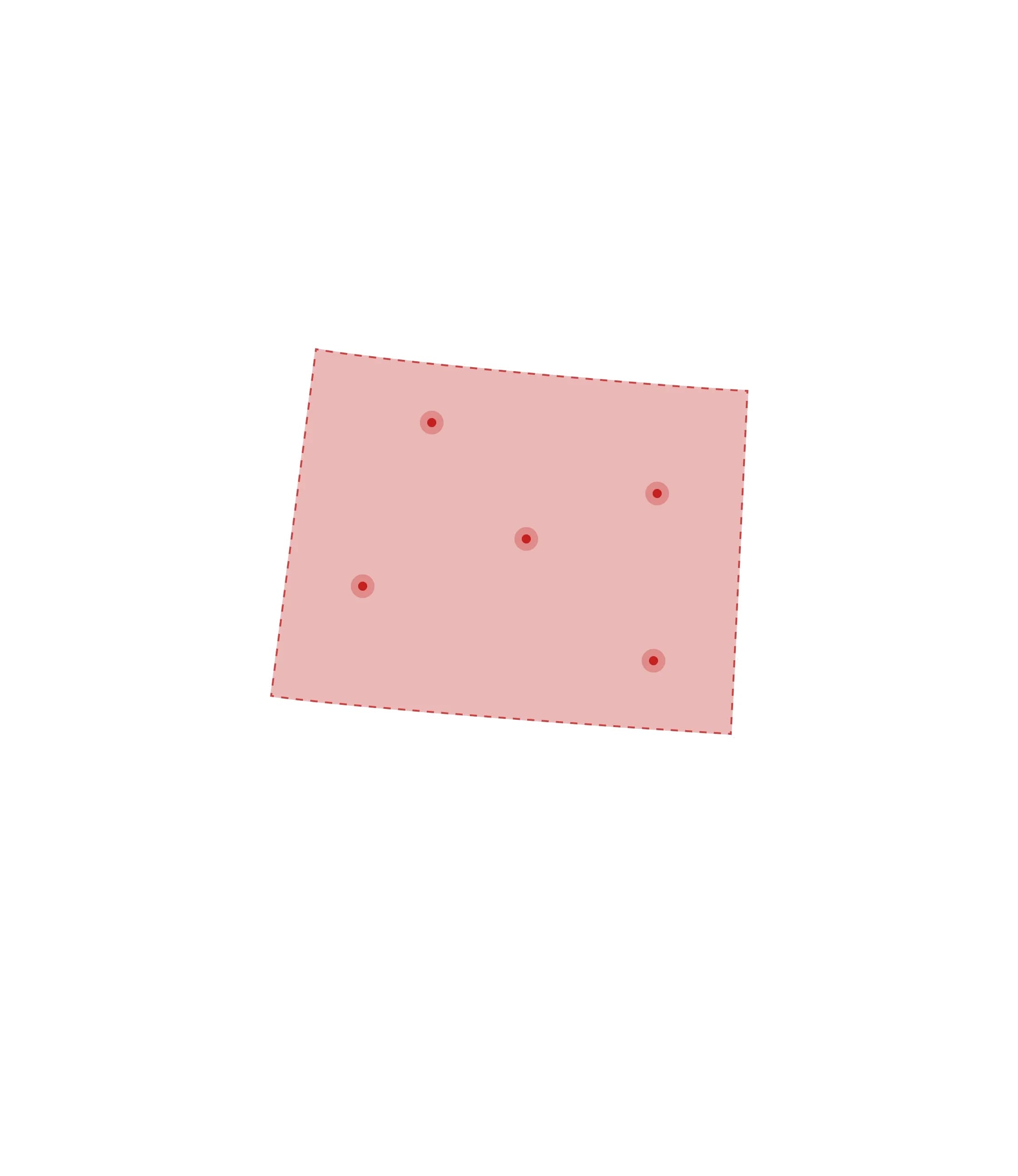 Mapa de las oficinas de registros vitales de Wyoming