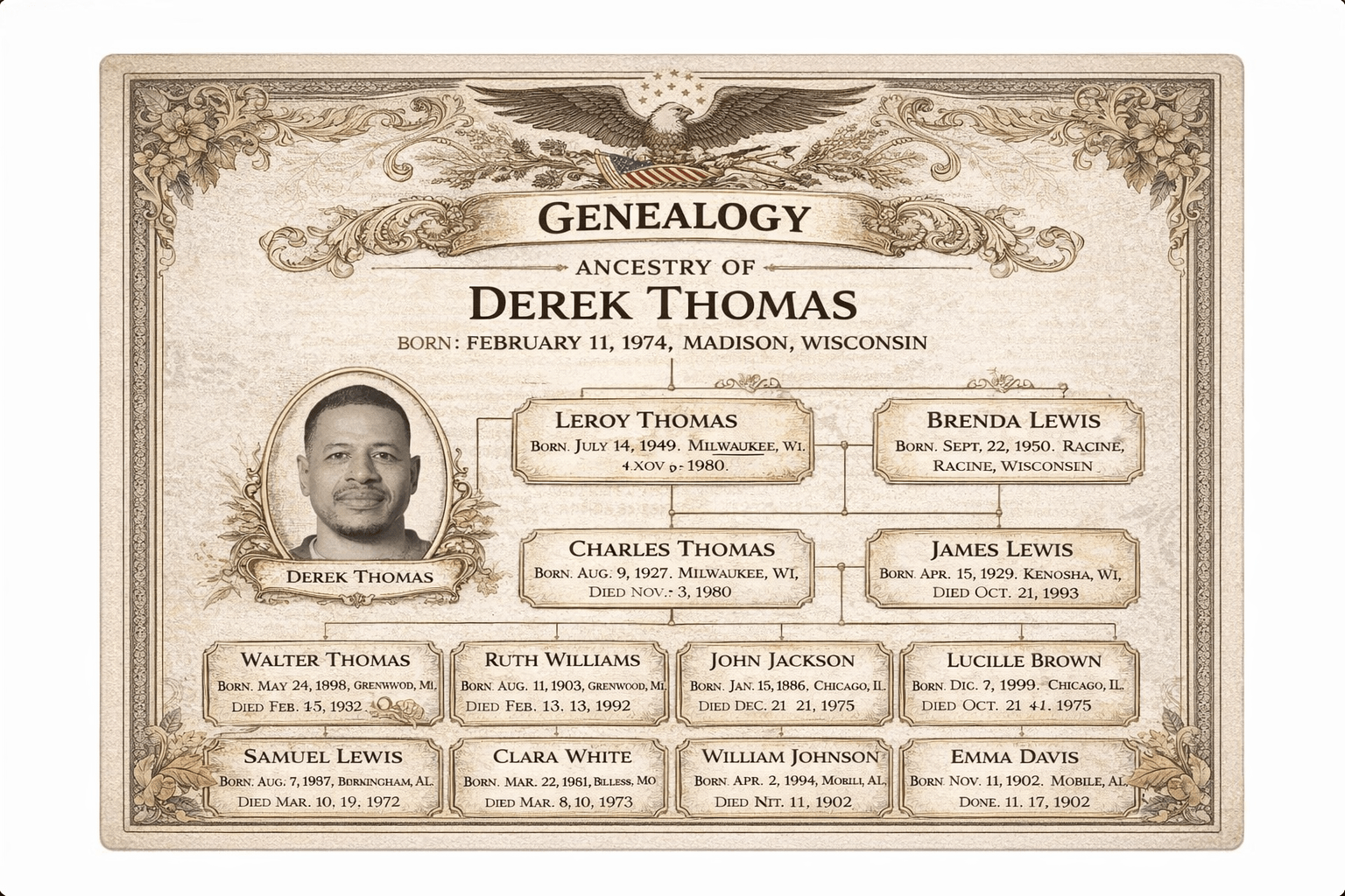 ancestry sample document
