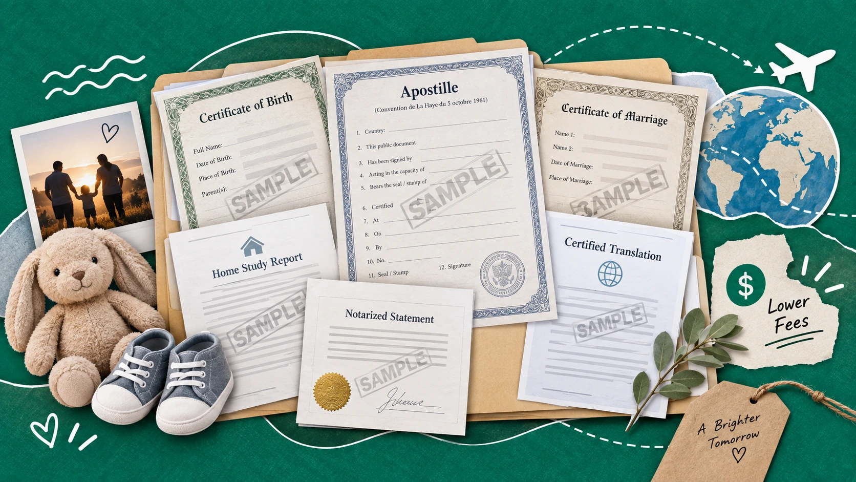 Apostilling an International Adoption Dossier: What Goes in It and Why It Costs Less Than You Think