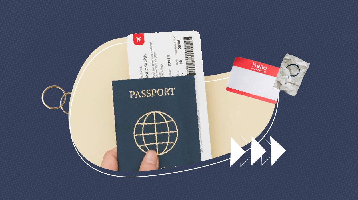 ¿Puedo viajar con mi apellido de soltera en el pasaporte?