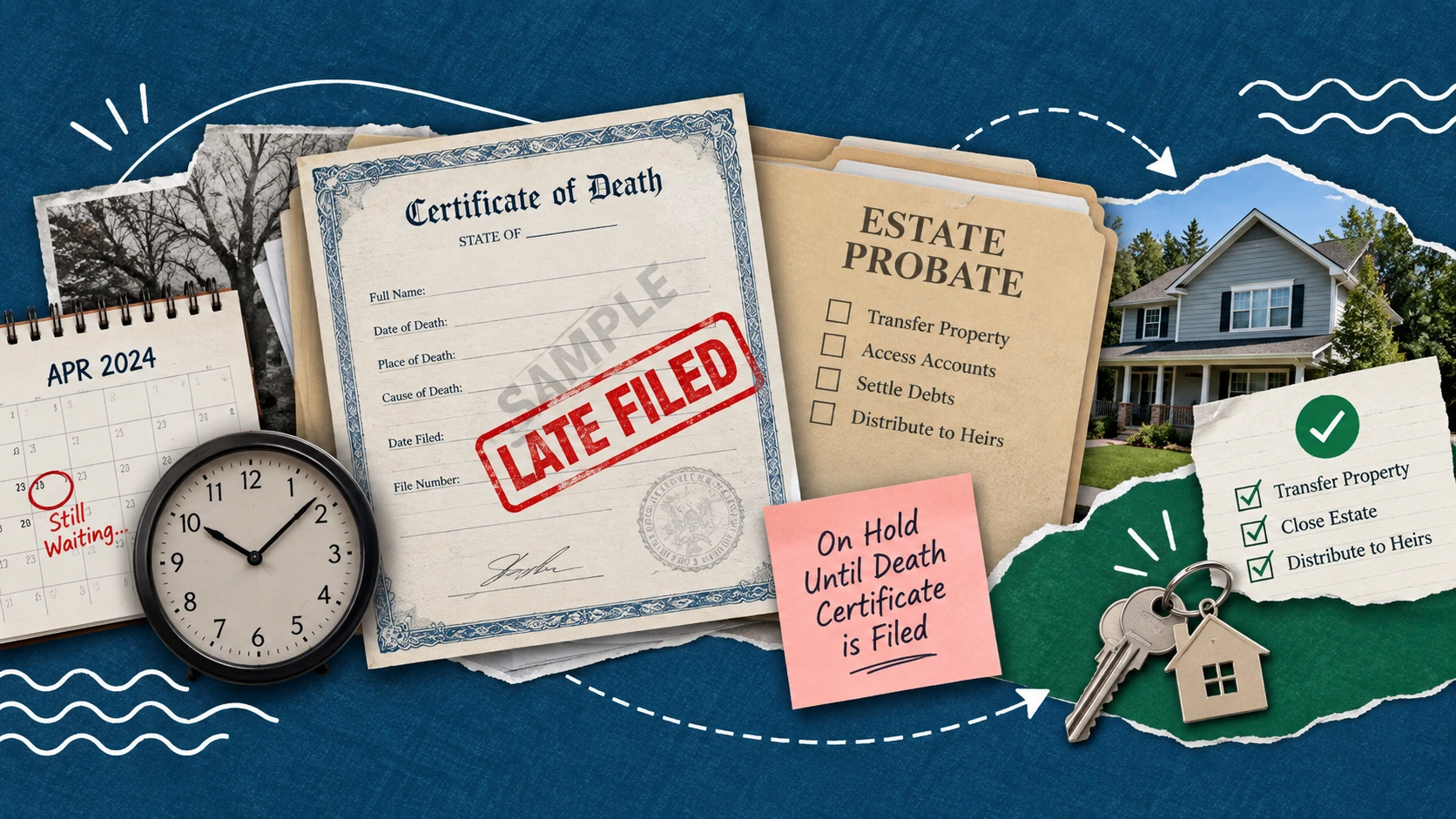 The Death Was Never Registered: Late-Filed Death Certificates and the Estate That Can't Close