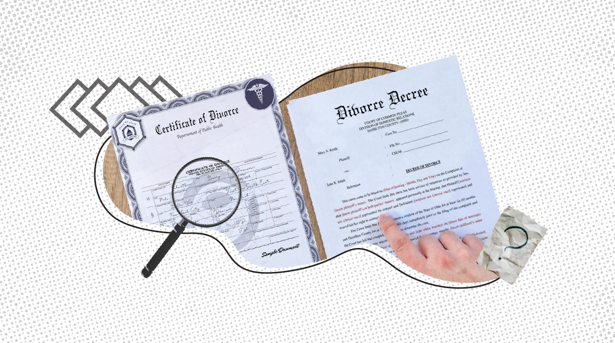 Certificado de Divorcio vs. Decreto de Divorcio: Entendiendo la Diferencia