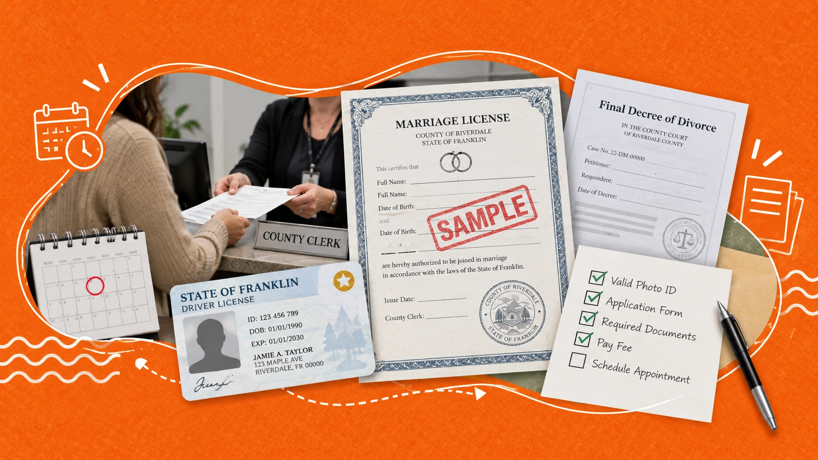 What the County Clerk Actually Wants Before They'll Issue a Marriage License