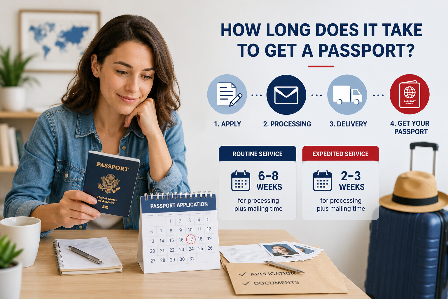 ¿Cuánto tiempo tarda en llegar un pasaporte? Tiempos de trámite en 2026 y cómo obtenerlo más rápido