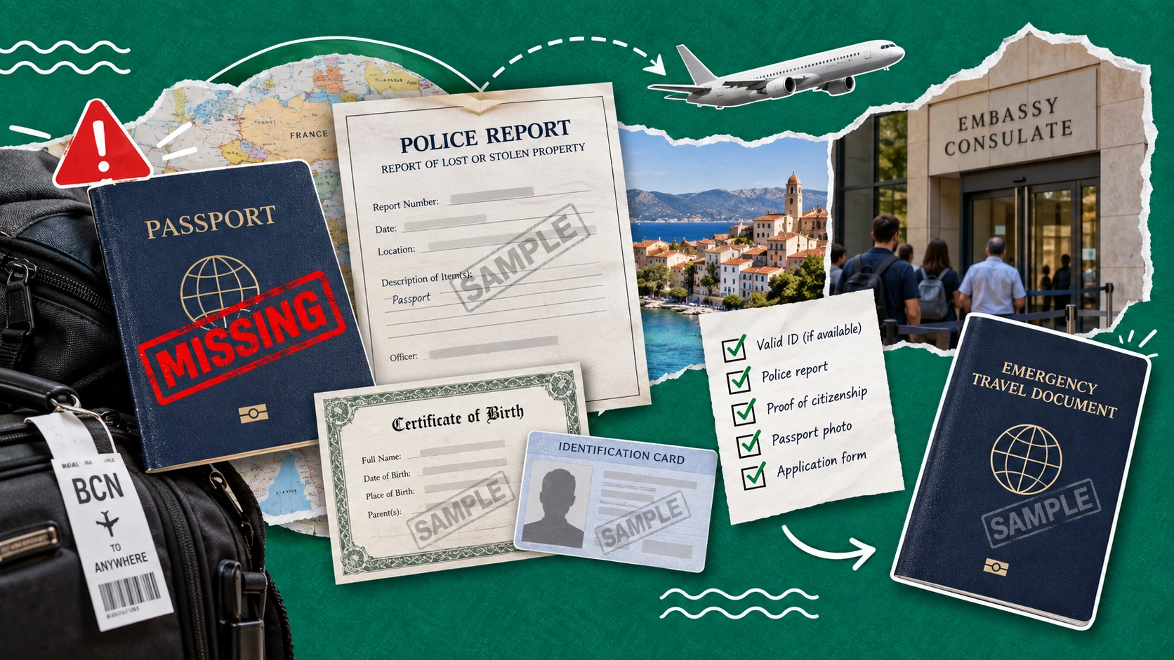 Your Passport Was Lost or Stolen Overseas: What the Embassy Actually Needs From You