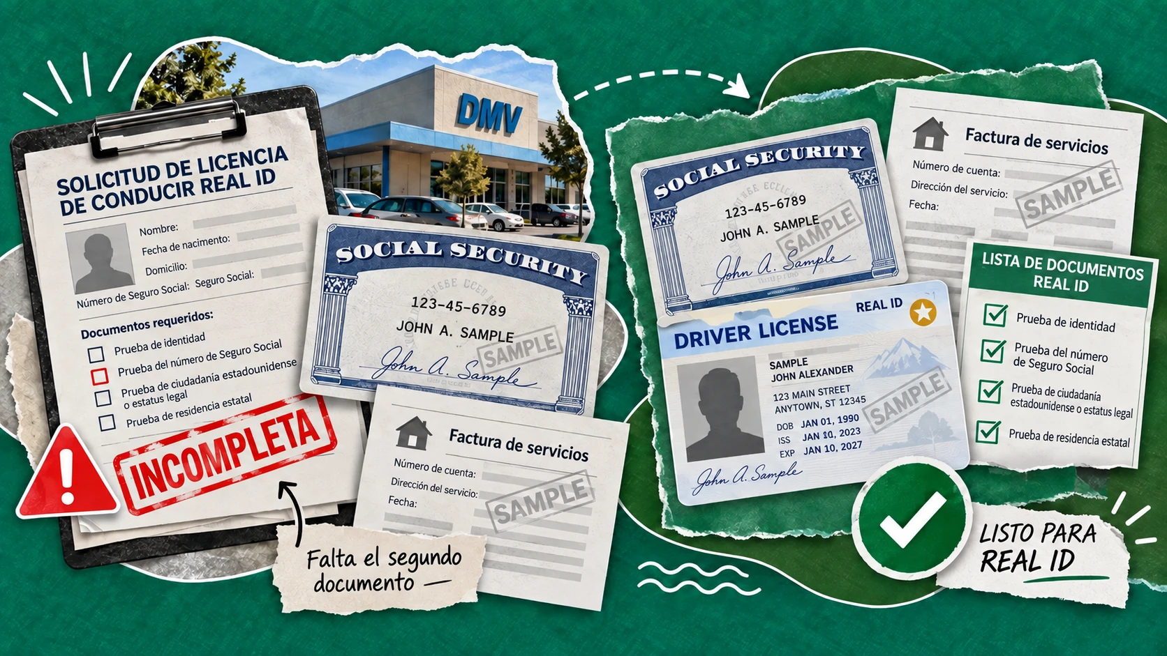 Demostrar tu número de Seguro Social en el DMV: el segundo documento por el que rechazan solicitudes de REAL ID